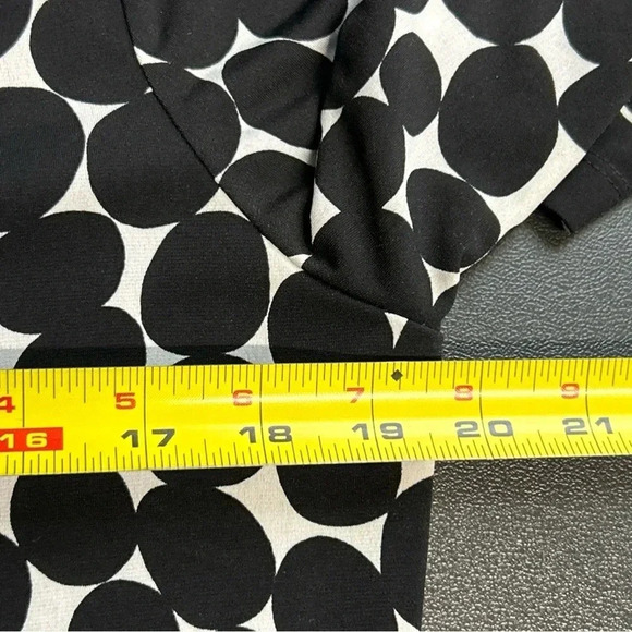 Rafaella Women’s Large Top Black White Polka Dot Off Shoulder Romantic Fairycore - Picture 5 of 10